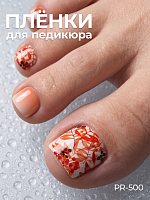 Anna Tkacheva, наклейки пленки для педикюра PR-500