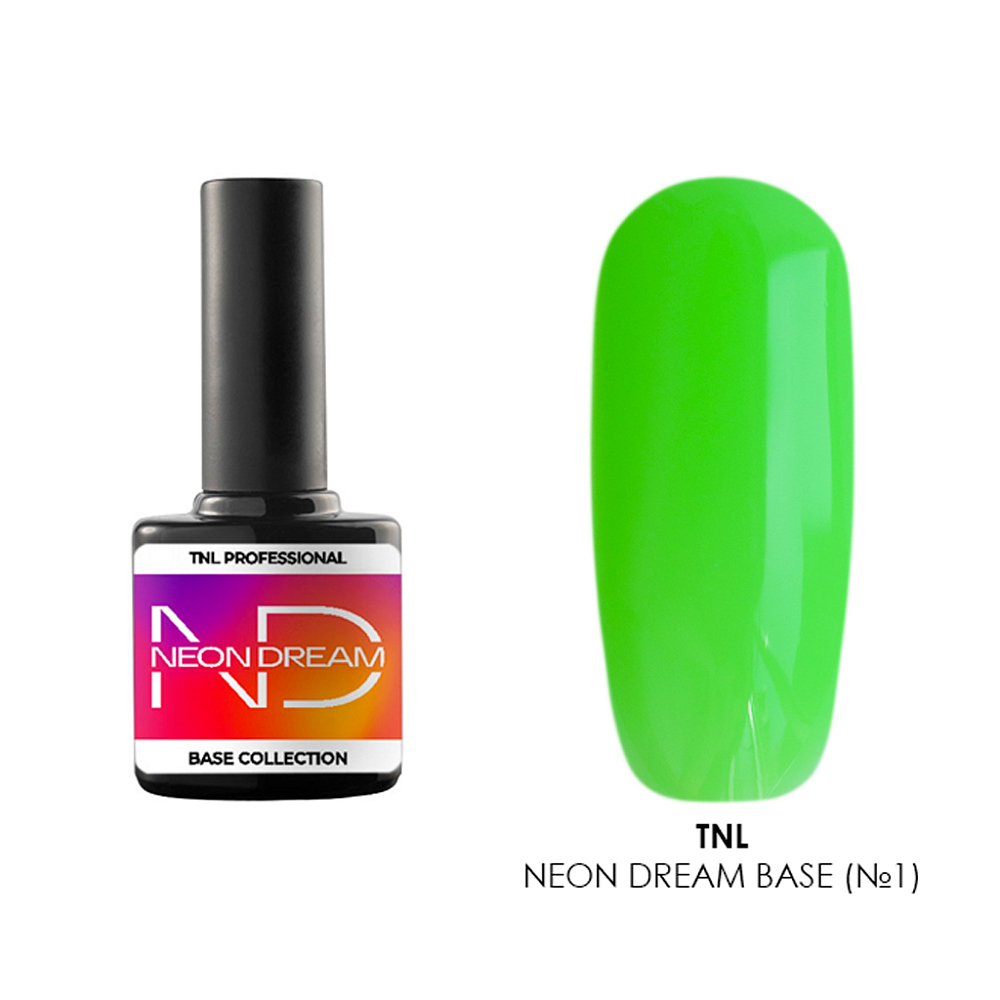 TNL, Neon dream base - цветная база (№01), 10 мл