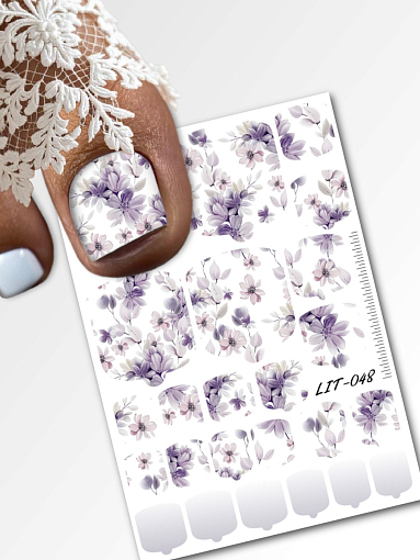 Anna Tkacheva, мини наклейки пленки для педикюра LIT-048 Anna Tkacheva, мини наклейки пленки для педикюра LIT-048