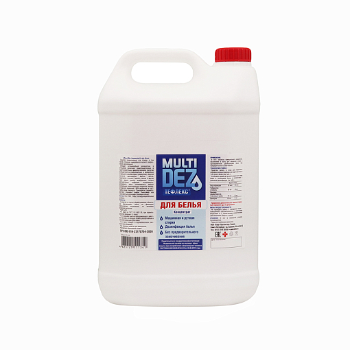 МультиДез, Тефлекс для стирки и дезинфекции белья, 5 л