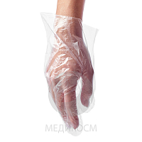 Medicosm, PE - перчатки полиэтиленовые (прозрачные, L), 50 пар