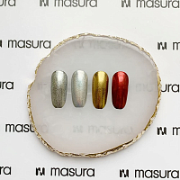 Masura, ручка-втирка (хром золотой)