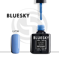 Bluesky, гель-лак Luxury Silver (LV736), 10 мл