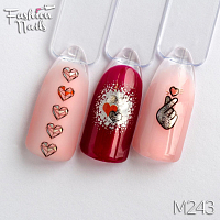 Fashion Nails, слайдер-дизайн "Metallic" №243