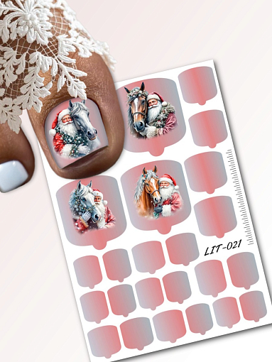 Anna Tkacheva, мини наклейки пленки для педикюра LIT-021 Anna Tkacheva, мини наклейки пленки для педикюра LIT-021