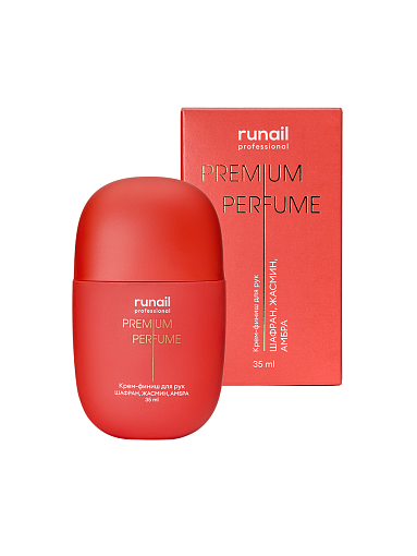 RuNail, парфюмированный крем-финиш для рук с мочевиной 10% (шафран, жасмин, амбра), 35 мл