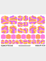 Anna Tkacheva, наклейки пленки для педикюра PR-838