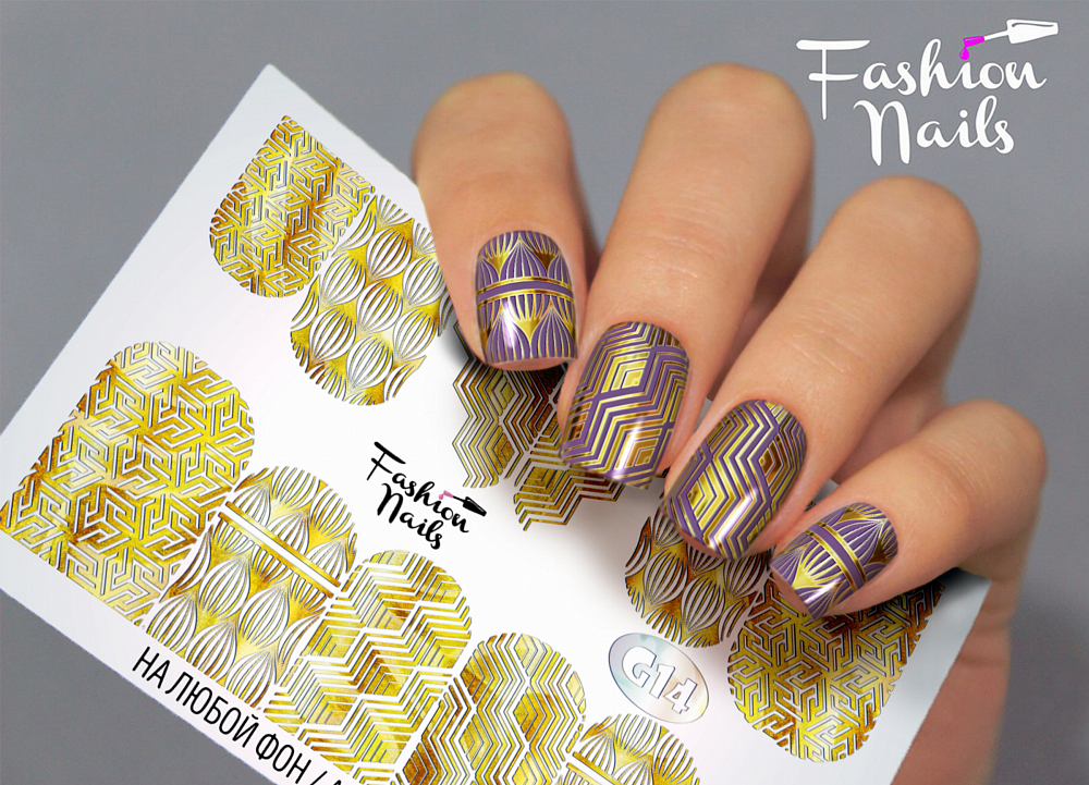 Fashion Nails, слайдер-дизайн "Galaxy" №14
