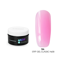 TNL, Stiff Gel Classic - жесткий цветной гель для наращивания №08 (розовый), 18 мл