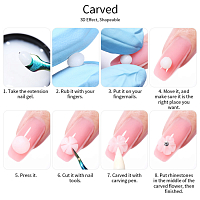 Микс набор №298 гель-пластилин для наращивания, средство для обработки рук при маникюре