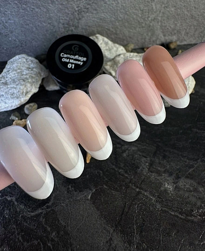 Grattol, Camouflage Gel Old Money - камуфлирующий жесткий гель №02, 15 мл