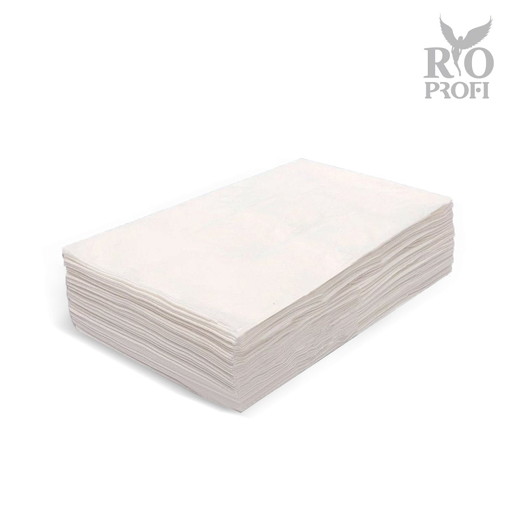 Rio Profi, салфетки спанлейс 40 (30*40 см, белые), 100 шт Rio Profi, салфетки спанлейс 40 (30*40 см, белые), 100 шт
