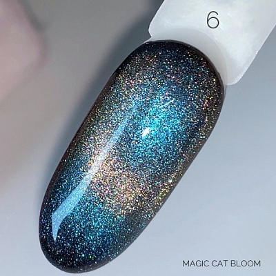

Bloom, Magic CAT 9D - гель-лак (№6), 8мл, Синий и голубой