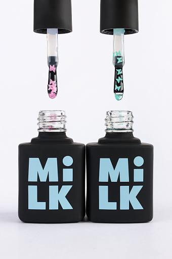 Milk, Butterfly Art Effect Flutter - декоративный топ для гель-лака, 9 мл