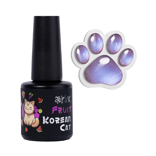 Irisk, Korean Cat - магнитный гель-лак "кошачий глаз" №25 (Черника), 10 мл Irisk, Korean Cat - магнитный гель-лак "кошачий глаз" №25 (Черника), 10 мл