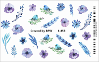 BPW.Style, слайдер-дизайн (Голубые цветы)