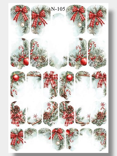 Anna Tkacheva, наклейки пленки для дизайна ногтей N-105