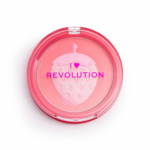I Heart Revolution, Soft Shimmer Blusher - румяна "Strawberry"