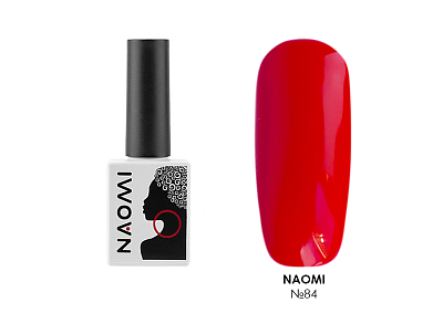 

Naomi, гель-лак №084, 10 мл, Красный;бордовый;красно-коралловый и малиновый