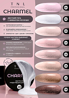 TNL, Charmel - жесткий гель для наращивания с шиммером №03, 15 мл
