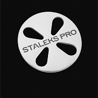 Staleks PRO, PODODISC M - диск педикюрный в комплекте с сменным файлом (180 грит, 20 мм), 5 шт