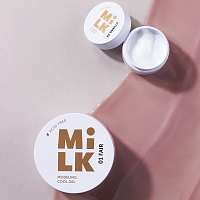 Milk, Modeling Cool Gel - бескислотный холодный гель для моделирования ногтей №09 (Caramel), 15 гр