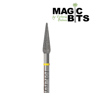 Magic Bits, алмазная фреза капля малая (3.0 мм, экстра мягкая)