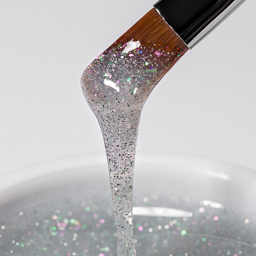 Runail, BUILDER UV GEL MILK DIAMOND - моделирующий УФ-гель светоотражающий №9871, 15 гр