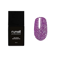 RuNail, гель-лак неоновый светоотражающий №9061, 10 мл