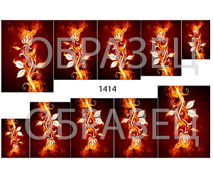 Слайдер-дизайн "Огненный цветок 1414"