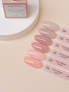 TNL, Camouflage Creme - набор №12 камуфлирующий нюдовый гель-лак (6 оттенков по 10 мл)