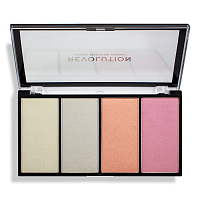 Makeup Revolution, Reloaded Lustre - палетка хайлайтеров (Lights Cool)