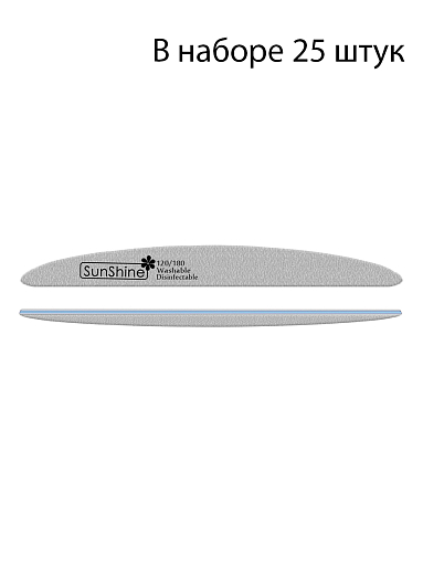 SunShine, набор пилок ZEBRA узкая луна J40ZB (120/180), 25 шт