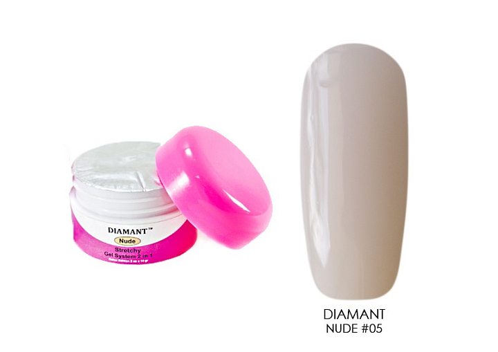 УЦЕНКА, Diamant, моделирующий гель (Nude №5 средней вязкости), 14 мл