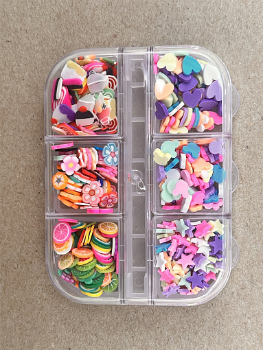 Набор объемных фигурок для маникюра