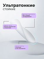 Типсы гелевые контейнер №01 (прозрачные, глянцевые), 144 шт
