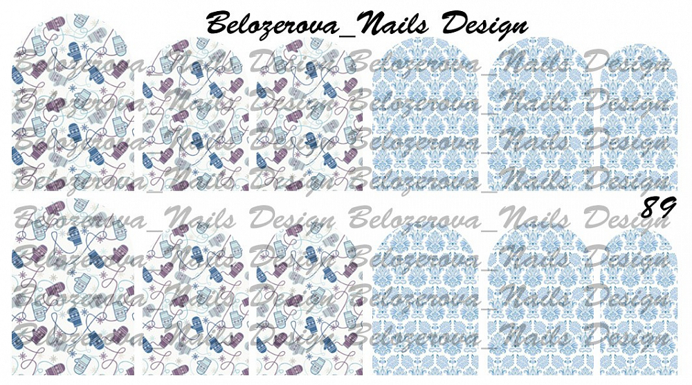 Слайдер-дизайн Belozerova Nails Design на прозрачной пленке (89)