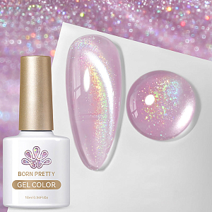 Born Pretty, Rainbow Water Light Cat Magnetic Gel - гель-лак "кошачий глаз" RW-06, 10 мл