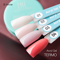 TNL, Acryl Gel Thermo - полигель с термо эффектом (№02 коралловый/ светло-розовый), 18 мл