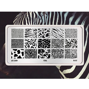 Go! Stamp, пластина для стемпинга №187