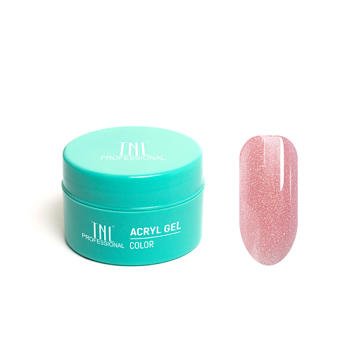 TNL, Acryl Gel Illusion - полигель с шиммером камуфлирующий №12 (розовый), 18 мл