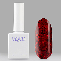 MoodNail, Riddle in red - гель-лак с витражным эффектом с блестками, 10 гр