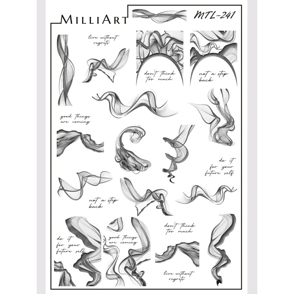 Anna Tkacheva, слайдер-дизайн MilliArt металлик MTL-241 Anna Tkacheva, слайдер-дизайн MilliArt металлик MTL-241