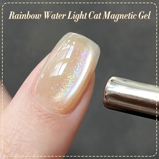 Born Pretty, Rainbow Water Light Cat Magnetic Gel - гель-лак "кошачий глаз" RW-01, 10 мл