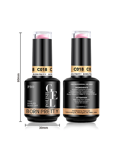 Born Pretty, PRO Gel Polish - витражный гель-лак C005, 15 мл