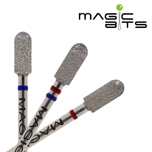 Magic Bits, алмазная фреза микрофон (4 мм, средняя)