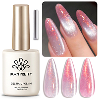 Born Pretty, Thermal Cat Eye Gel MY295 - набор гель-лак "кошачий глаз" и магнит для гель-лака, 15 мл