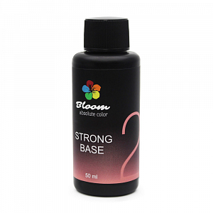 Bloom, Absolute color - жесткая база для гель-лака Strong №02 (теплый розовый), 50 мл