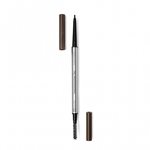 TNL, ультратонкий карандаш для бровей Ultra thin (№02 brown)