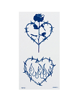 Irisk, набор №10 INK TATOO - тату реалистичная долговременная для тела, 2 шт